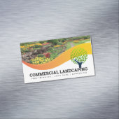 Garden buitenshuis | Bomen-Logo | Landschapsontwer Magnetisch Visitekaartje (Voorbeeld)