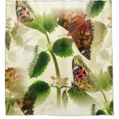Garden Butterflies Douchegordijn (Voorkant)