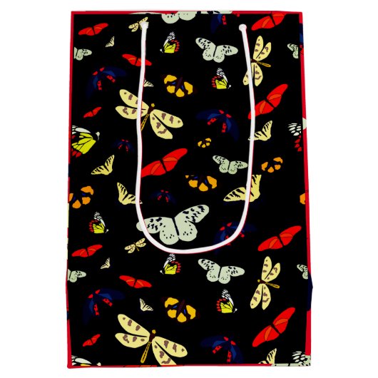 Garden Butterflies Medium Cadeauzakje (Achterkant)