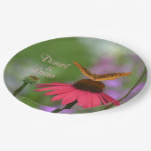 Garden Butterfly Wedding Papieren Bordje (Gekanteld)