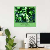 Garden Canvas Haiku Art Print (Thuiskantoor)