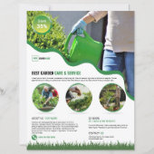 Garden Care Service Flyer Template (Voorkant)