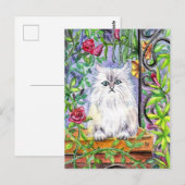 Garden Cat Briefkaart (Voorkant / Achterkant)