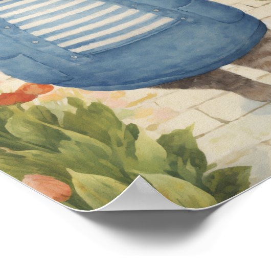 Garden Cat Poster (Hoek)