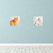  Garden Cat Print Set (Houten vloer)