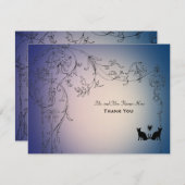 Garden Cats Dank u gepersonaliseerd met enveloppen Bedankkaart (Voorkant / Achterkant)