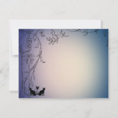 Garden Cats Dank u gepersonaliseerd met enveloppen Bedankkaart (Achterkant)