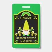 Garden Center Gnome Badge (Achterkant)