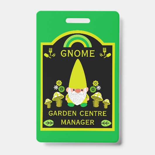 Garden Center Gnome Badge (Voorzijde)
