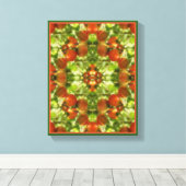 Garden Cherry Tomaten Natuur Abstract Canvas Afdruk (Insitu (Houten vloer))