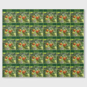 Garden Cherry Tomaten Natuur Gepersonaliseerd Cadeaupapier (Vlak)