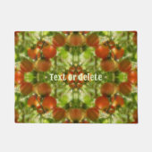 Garden Cherry Tomaten Natuur Gepersonaliseerd Deurmat (Voorkant)