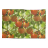 Garden Cherry Tomates Natuur Pattern Kussensloop (Achterkant)