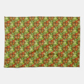 Garden Cherry Tomates Natuur Pattern Theedoek (Horizontaal)