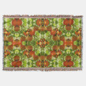 Garden Cherry Tomatoes Abstract Deken (Voorkant)