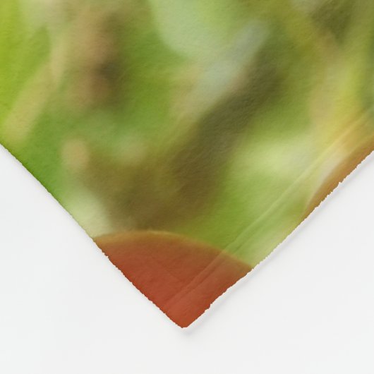 Garden Cherry Tomatoes Abstract gepersonaliseerd Fleece Deken (Hoek)