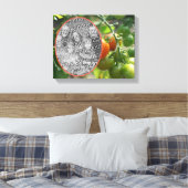 Garden Cherry Tomatoes Creëer Uw eigen foto Canvas Afdruk (Insitu (Slaapkamer))