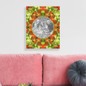 Garden Cherry Tomatoes Lijst Creëer Uw eigen foto Canvas Afdruk (Insitu (Woonkamer))