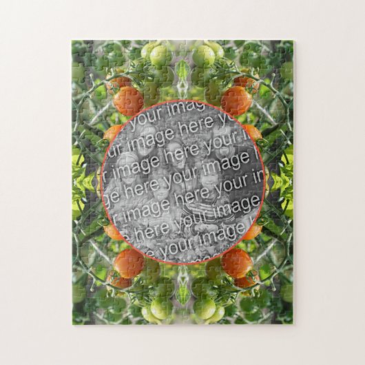 Garden Cherry Tomatoes Lijst Voeg je eigen foto to Legpuzzel (Verticaal)