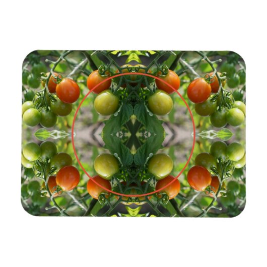 Garden Cherry Tomatoes Lijst Voeg je eigen foto to Magneet (Horizontaal)