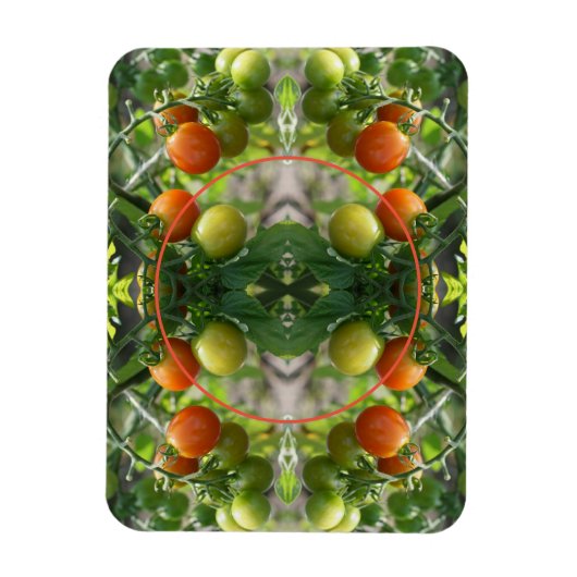 Garden Cherry Tomatoes Lijst Voeg je eigen foto to Magneet (Verticaal)