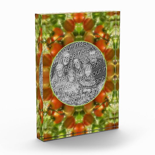 Garden Cherry Tomatoes Natuur Uw toevoegen Fotoblokken (Links)