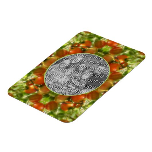 Garden Cherry Tomatoes Natuur Voeg je eigen foto t Magneet (Linkerzijde)