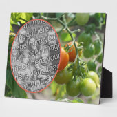 Garden Cherry Tomatoes Voeg je eigen foto toe Fotoplaat (Zijkant)