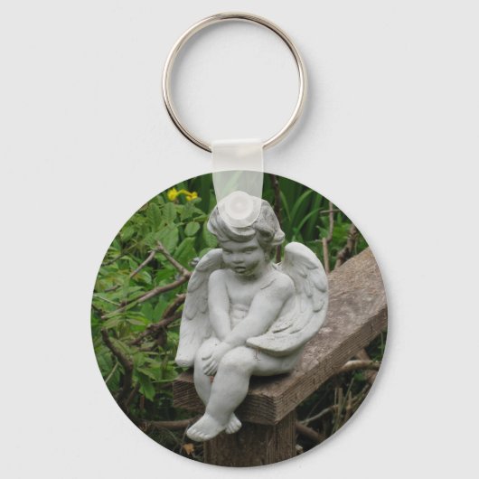 Garden Cherub Sleutelhanger (Voorkant)