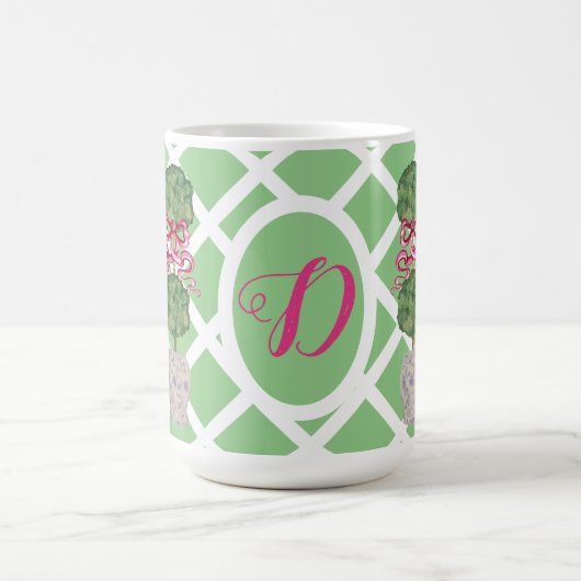 Garden Chinoiserie Ginger Jar Jars Topiary Koffiemok (Center)