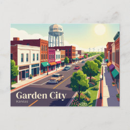 Garden City, Kansas Kansas Briefkaart