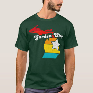 Garden City Michigan Vintage Noodlijdende Souvenir T-shirt