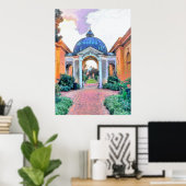 Garden, City Park, New Orleans Poster (Thuiskantoor)