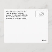 Garden City South Carolina Briefkaart (Achterkant)