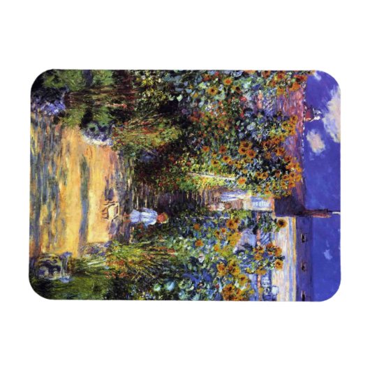 Garden Claude Monet Summer Sunflower Flowers Magneet