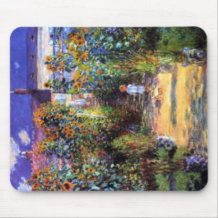 Garden Claude Monet Summer Sunflower Flowers Muismat