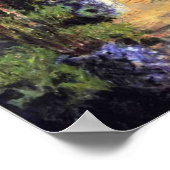 Garden Claude Monet Summer Sunflower Flowers Poster (Hoek)