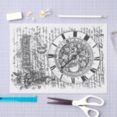 Garden Clock Tissuepapier (Craft)