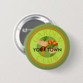 Garden Club Emblem Ronde Button 5,7 Cm (Voorkant /achterkant)