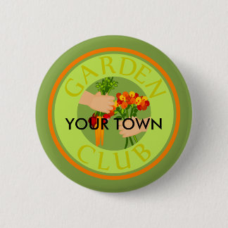 Garden Club Emblem Ronde Button 5,7 Cm