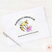 Garden Club Sticker with Bee Design (Envelop)