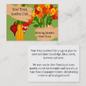 Garden Club Visitekaartje (Voorkant / Achterkant)