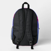 Garden Cosmos, the everyday or school backpack.  Bedrukte Rugzak (Achterkant)