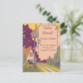 Garden Cottage Nieuw Adres Briefkaart (Staand voorkant)