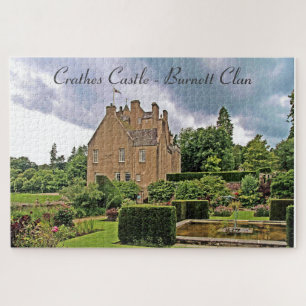 Garden Crathes Castle, Scottish Burnett Clan Legpuzzel