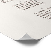 Garden Crest | Alfabetische zeegrafiek op schaal Poster (Hoek)