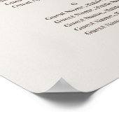 Garden Crest | Alfabetische zeegrafiek op schaal Poster (Hoek)