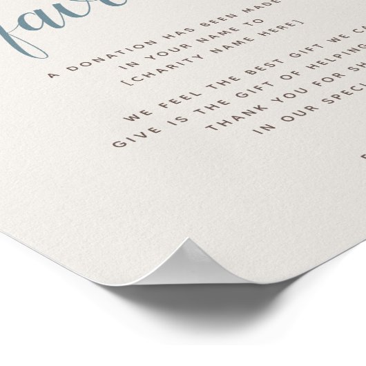 Garden Crest | Eggshell | Het liefdadigheidsfonds Poster (Hoek)