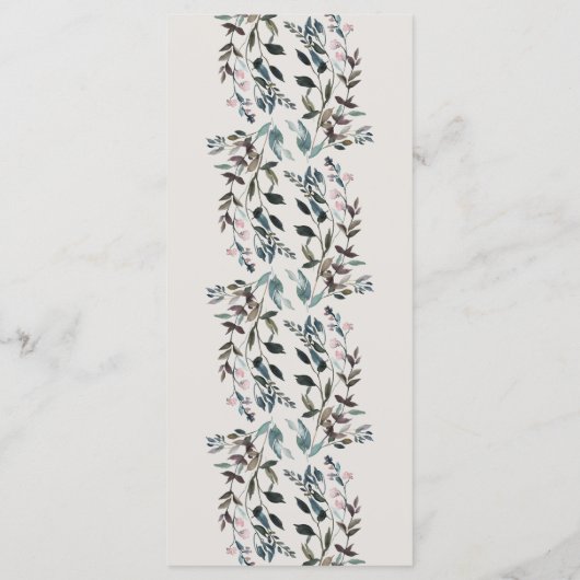 Garden Crest | Eggshell | Trouwscript Menu (Achterkant)