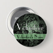 Garden Custom Button: vrijwilliger Ronde Button 7,6 Cm (Voorkant /achterkant)
